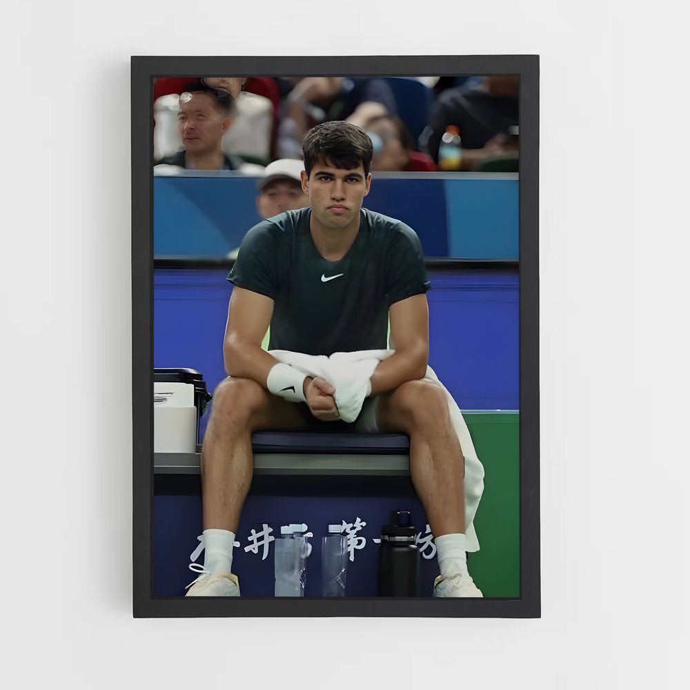 Poster Carlos de alcaraz – affiche Tennis (vue 2)